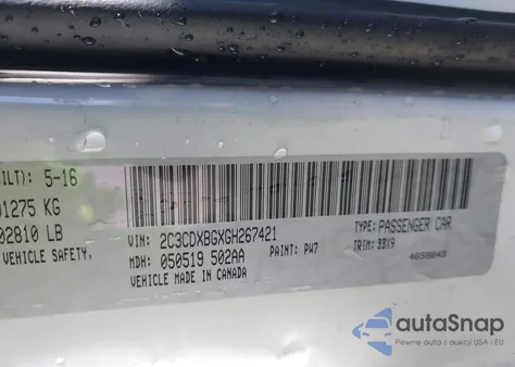 2016 Dodge Charger Se from USA, damaged, VIN 2C3CDXBGXGH267421